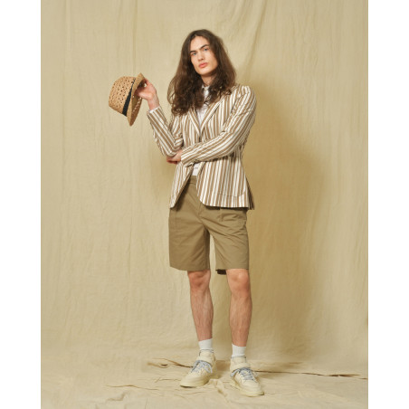 Chapeau en raphia à rubans Caterina Bertini