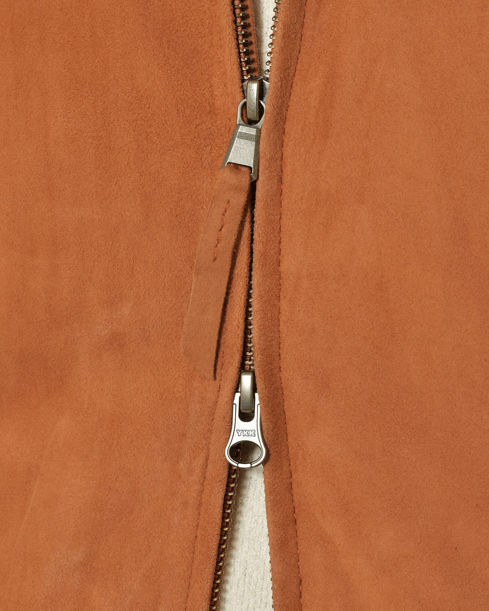 Veste terracotta en daim de chèvre AT.P.CO