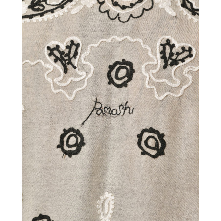 Gilet beige à motifs Parosh