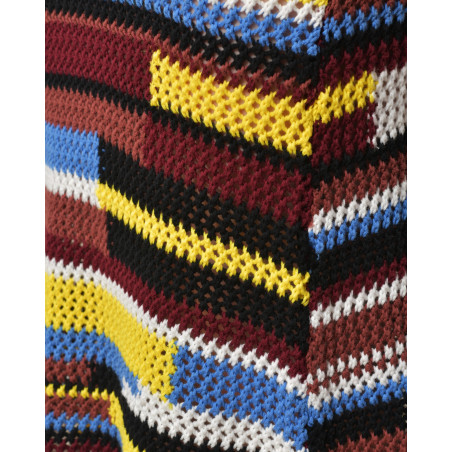 Jupe en maille multicolore Sfizio