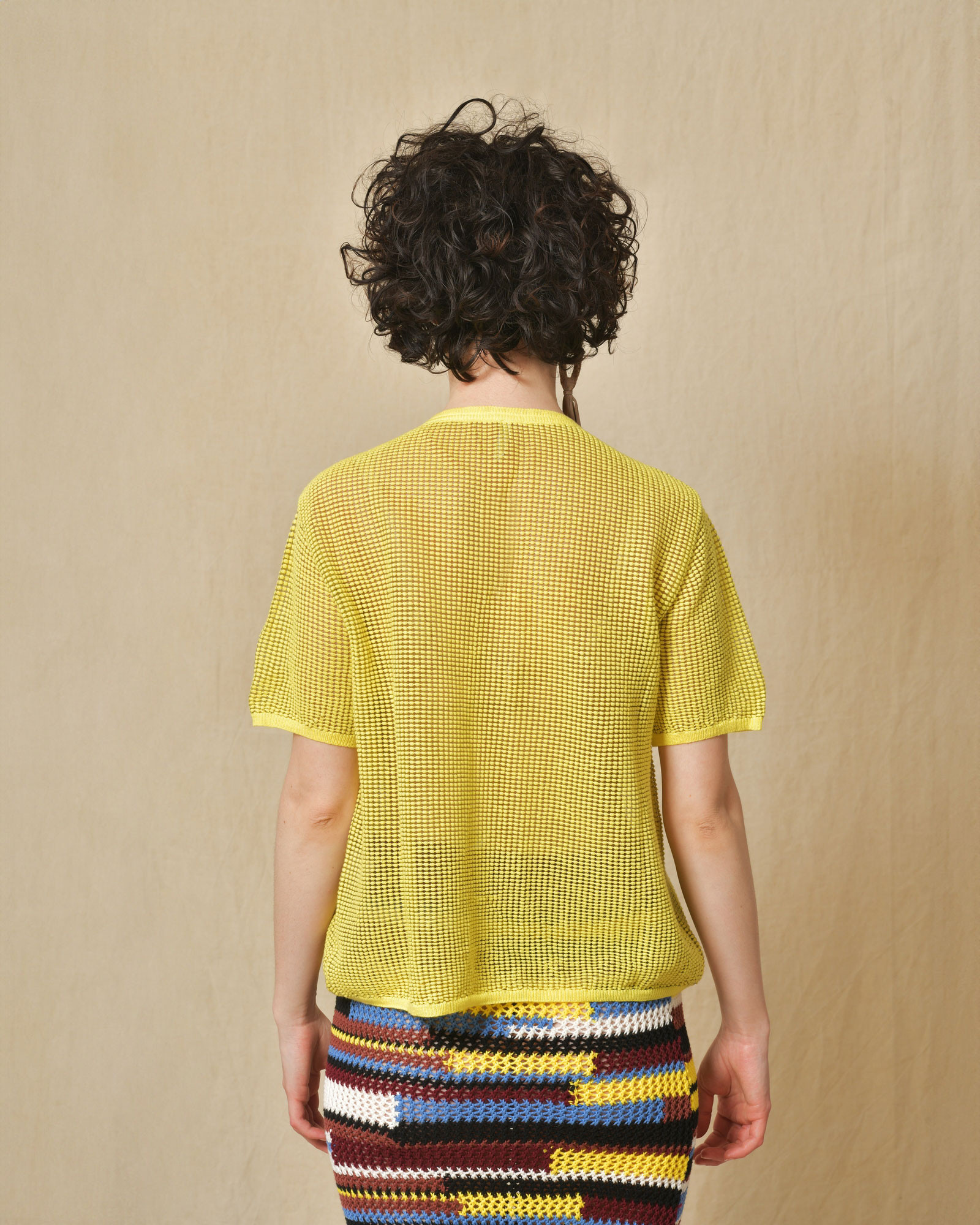 Top en coton jaune L’edition