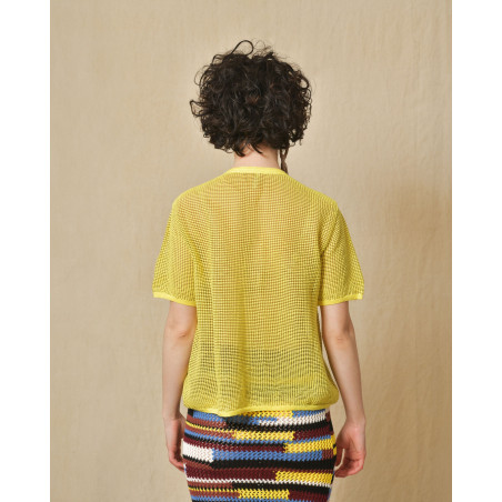Top en coton jaune L’edition
