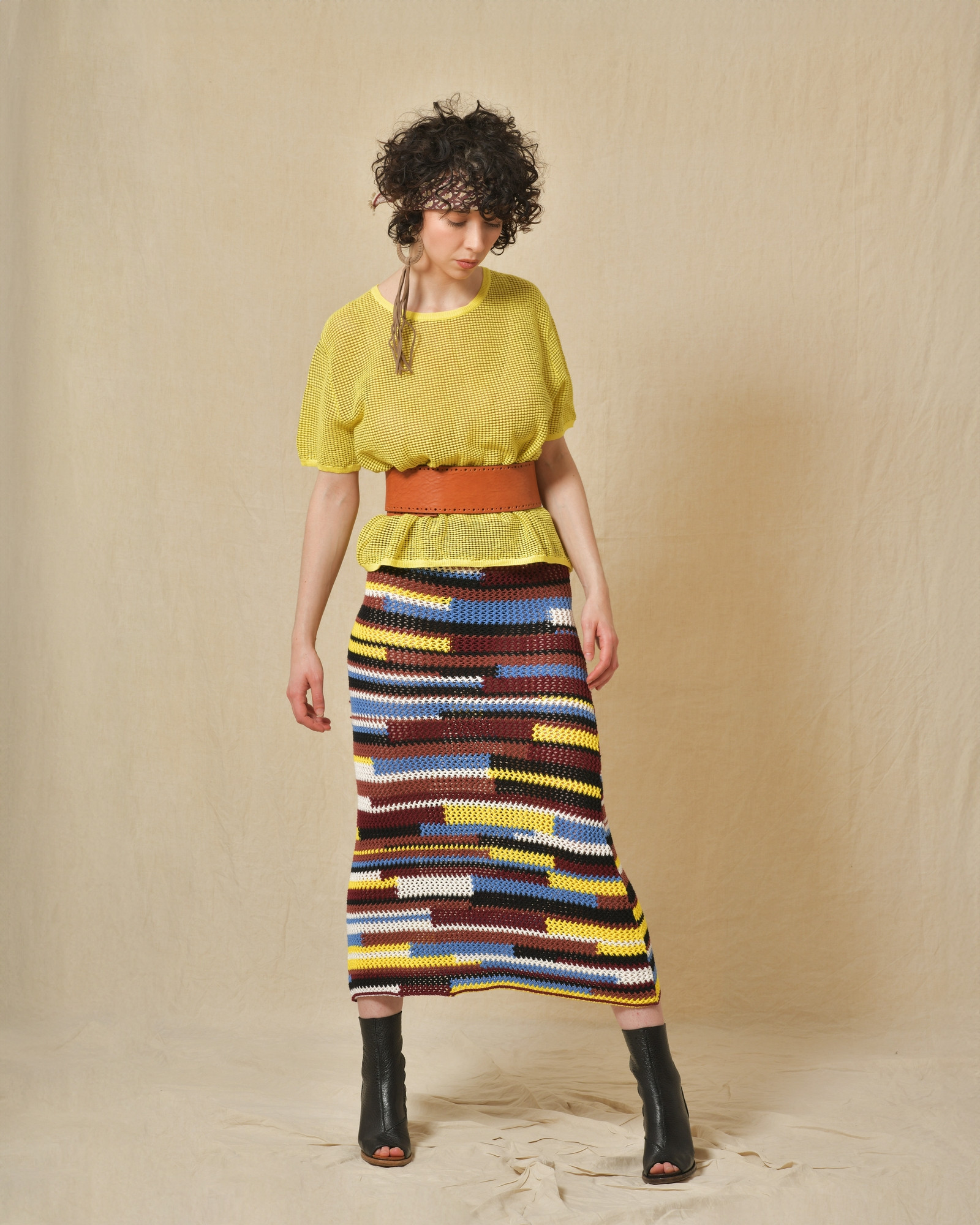 Top en coton jaune L’edition