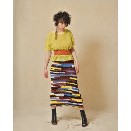 Top en coton jaune L’edition