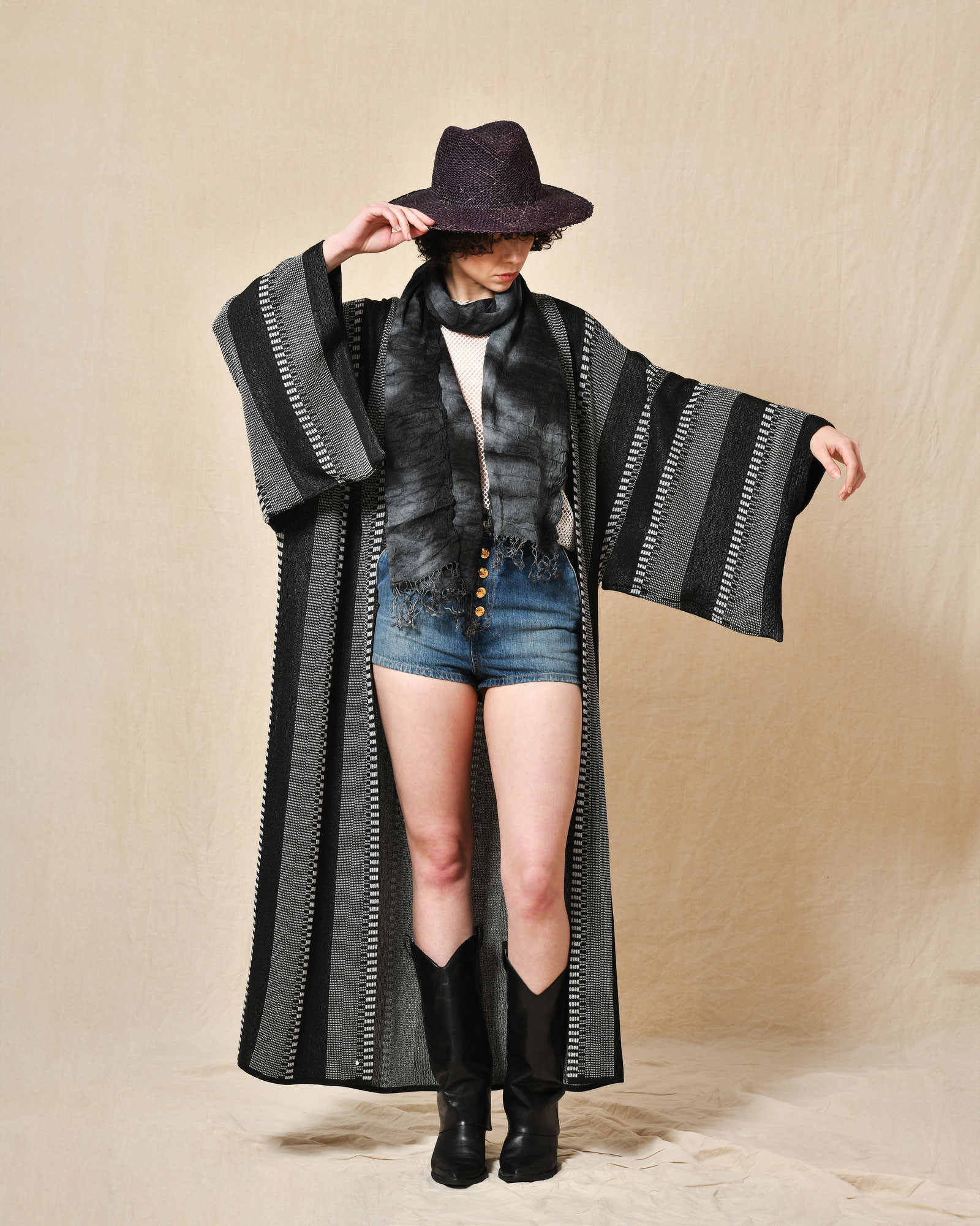 Short en coton bleu Elisabetta Franchi