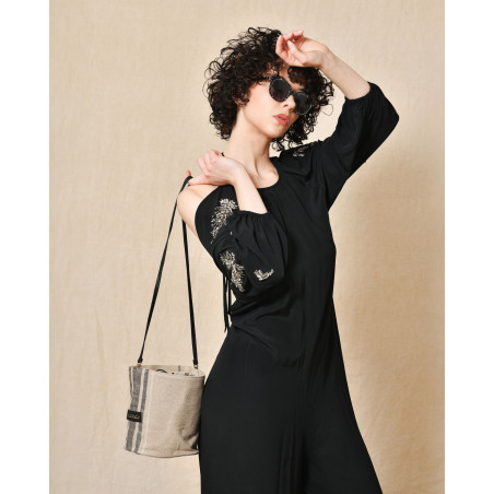 Sac seau en lin Anita Bilardi