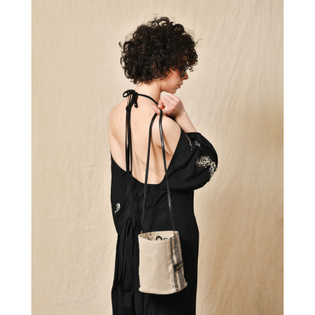 Sac seau en lin Anita Bilardi