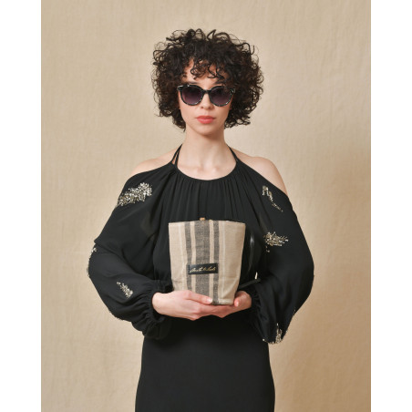 Sac seau en lin Anita Bilardi