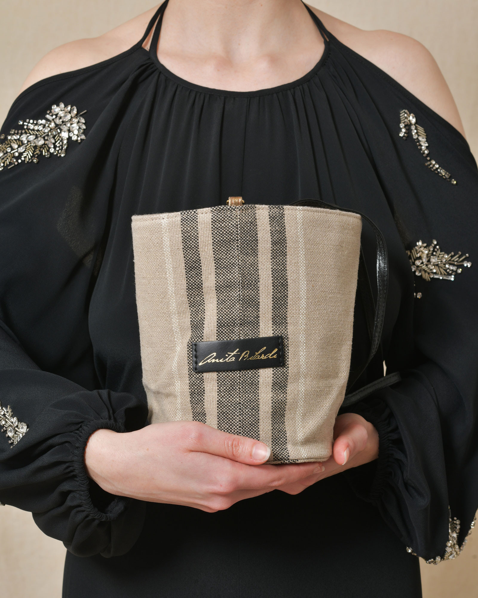 Sac seau en lin Anita Bilardi