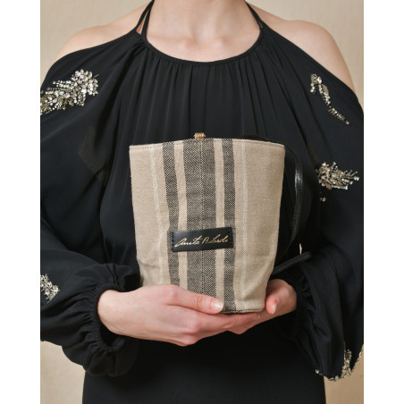 Sac seau en lin Anita Bilardi