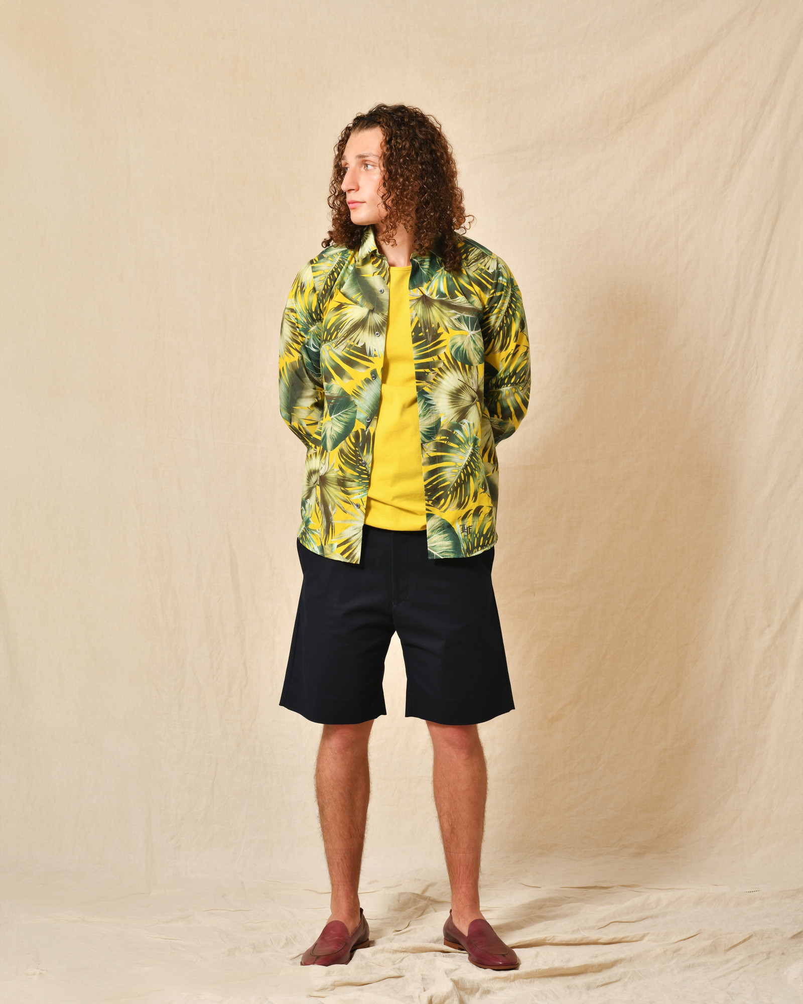 Bermuda en coton bleu Lords & Fools