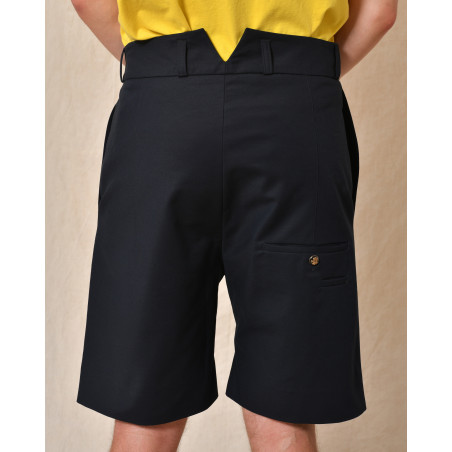 Bermuda en coton bleu Lords & Fools