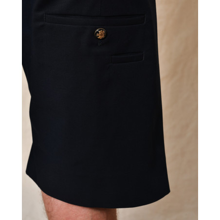 Bermuda en coton bleu Lords & Fools