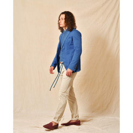 Veste en coton bleue Rodrigo