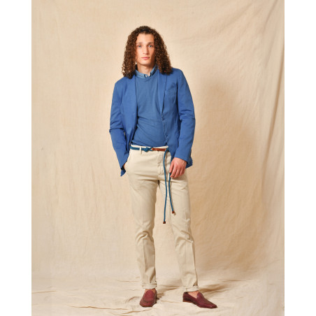 Veste en coton bleue Rodrigo