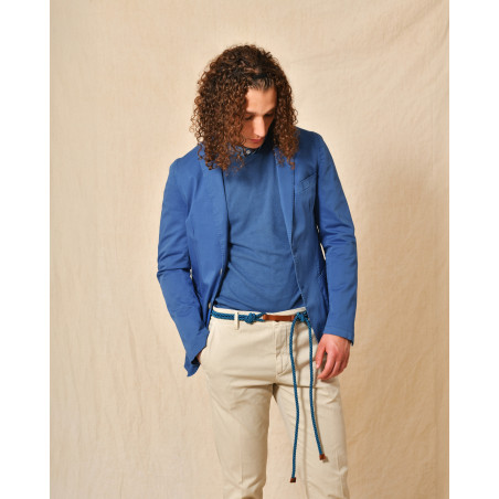 Veste en coton bleue Rodrigo