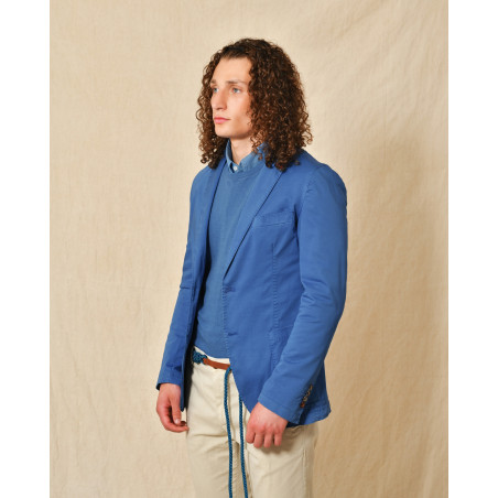 Veste en coton bleue Rodrigo