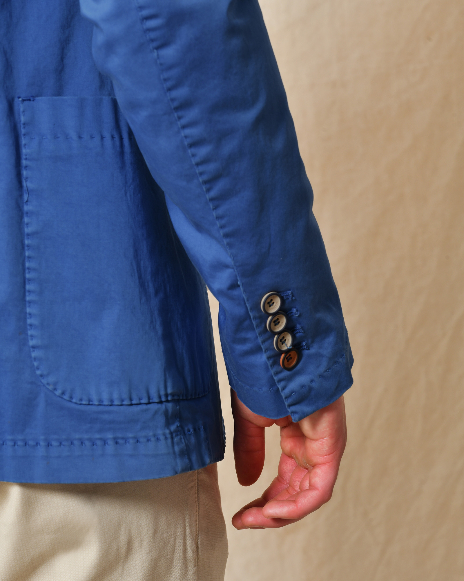 Veste en coton bleue Rodrigo