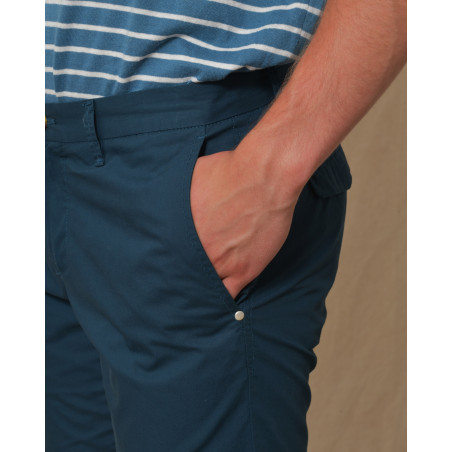 Pantalon en coton bleu AT.P.CO