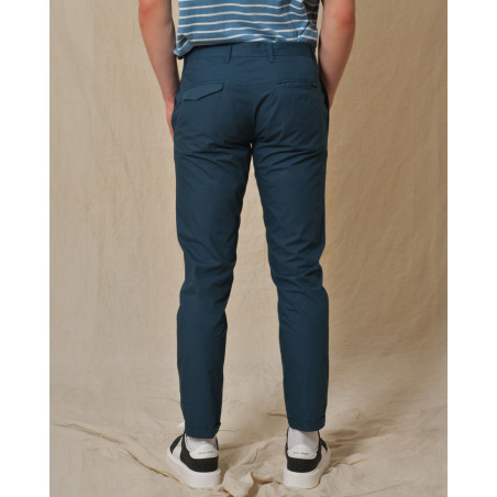 Pantalon en coton bleu AT.P.CO