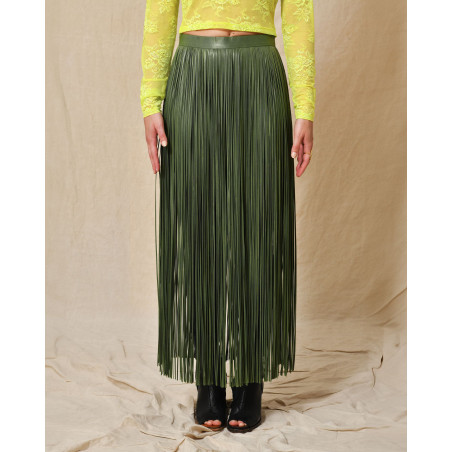 Jupe à franges longues Valentino