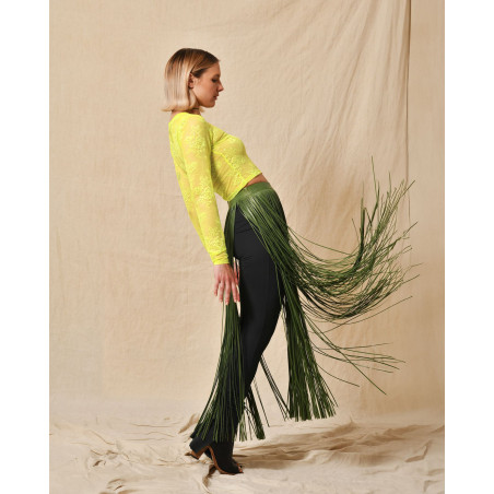 Jupe à franges longues Valentino