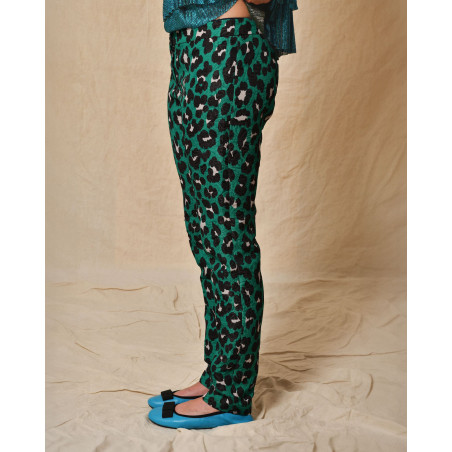 Pantalon skinny vert Patrizia Pepe