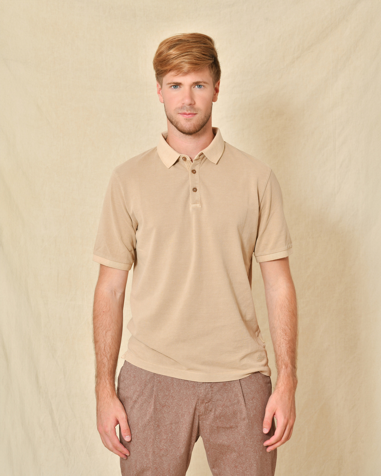 Polo manches courtes beige AT.P.CO