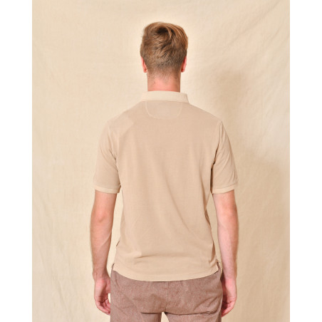 Polo manches courtes beige AT.P.CO