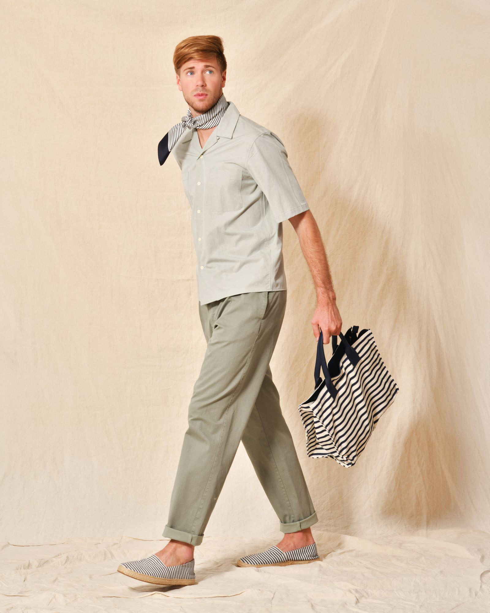 Pantalon à motifs vert AT.P.CO