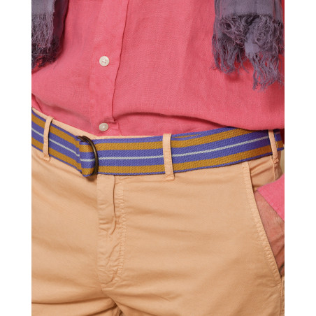 Ceinture en toile tricolore Chloé Stora