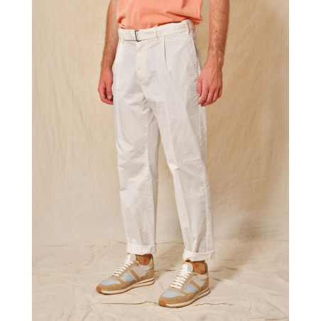 Pantalon à pinces blanc AT.P.CO