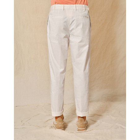 Pantalon à pinces blanc AT.P.CO