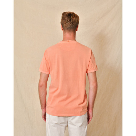 T-shirt col rond corail AT.P.CO