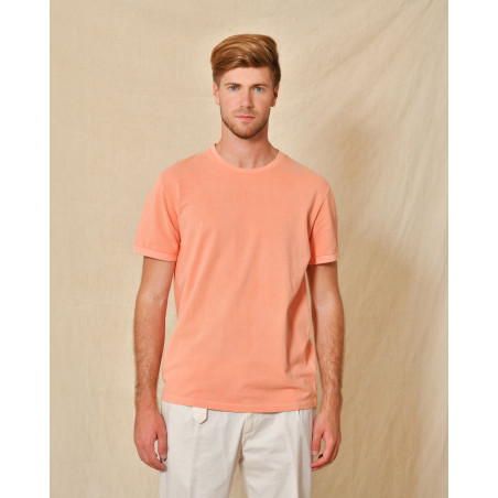 T-shirt col rond corail AT.P.CO