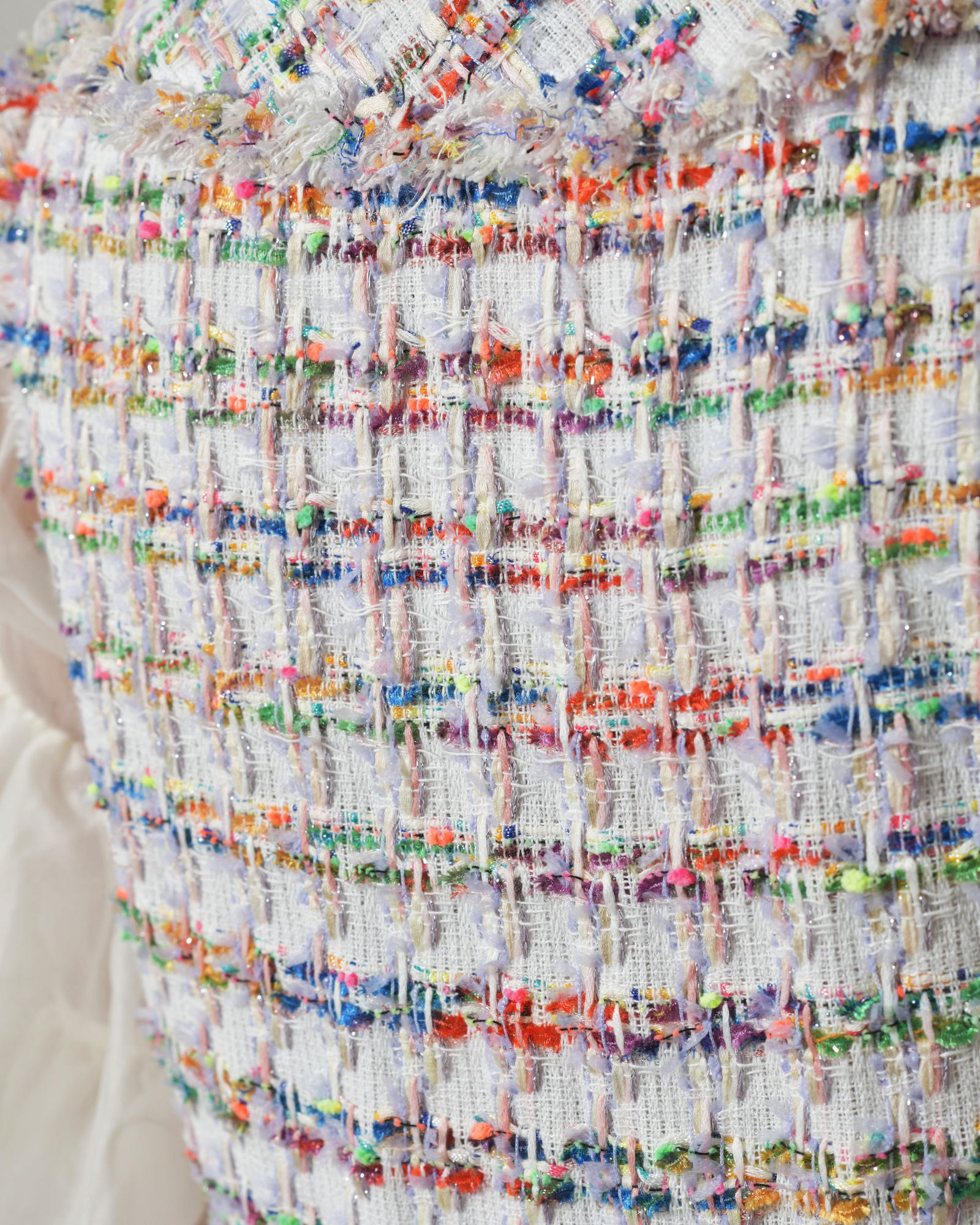 Manteau sans manches en tweed Edward Achour