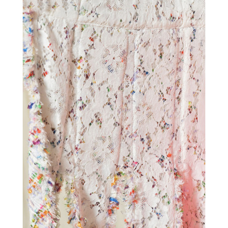 Manteau sans manches en tweed Edward Achour