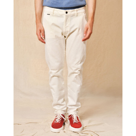 Jean blanc effet usé Guess