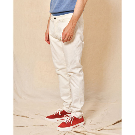 Jean blanc effet usé Guess