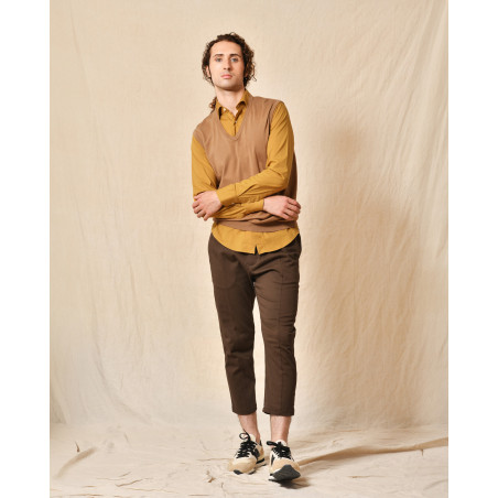 Pull sans manches camel Dondup