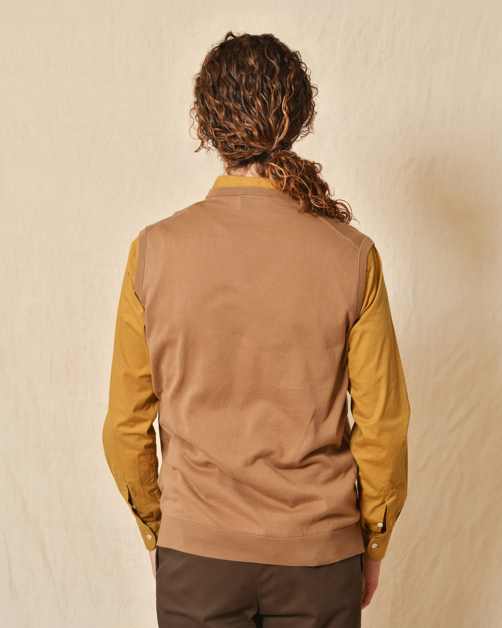 Pull sans manches camel Dondup