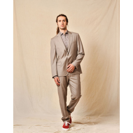 Costume trois pièces taupe AT.P.CO