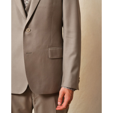 Costume trois pièces taupe AT.P.CO