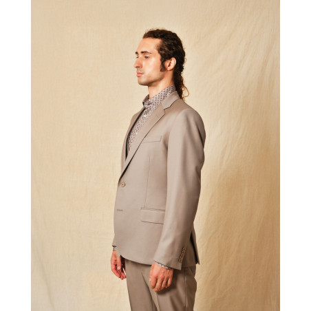 Costume trois pièces taupe AT.P.CO