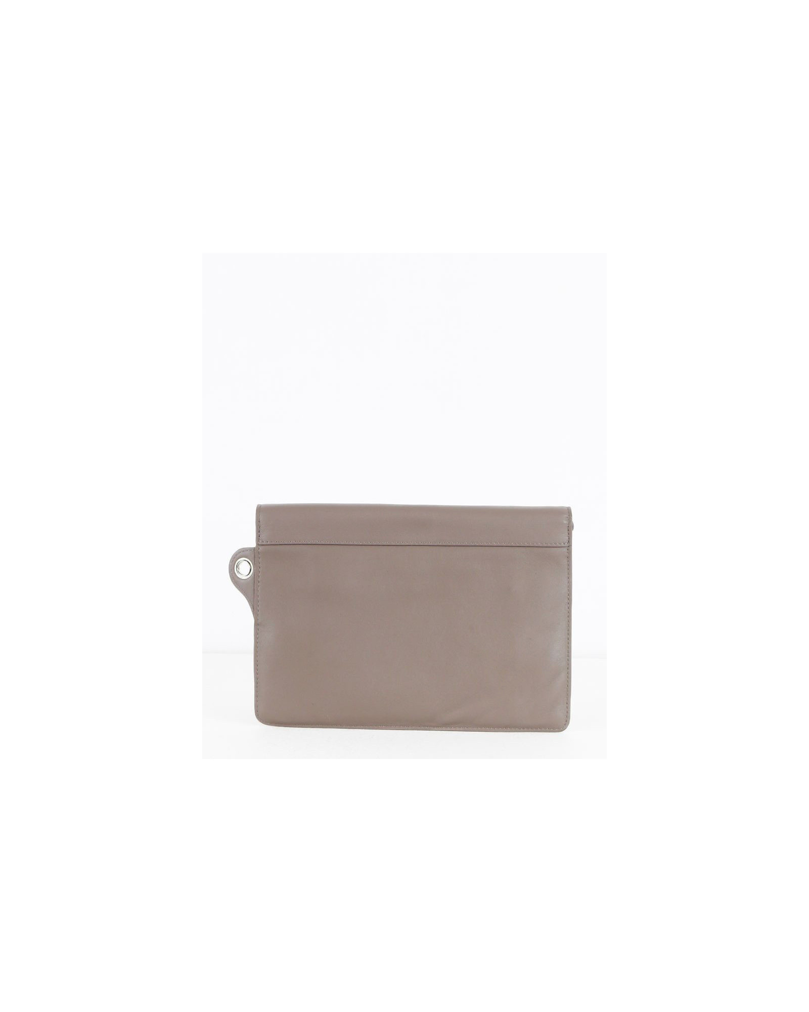 Pochette taupe Carven pas cher - Outlet La Piscine Paris