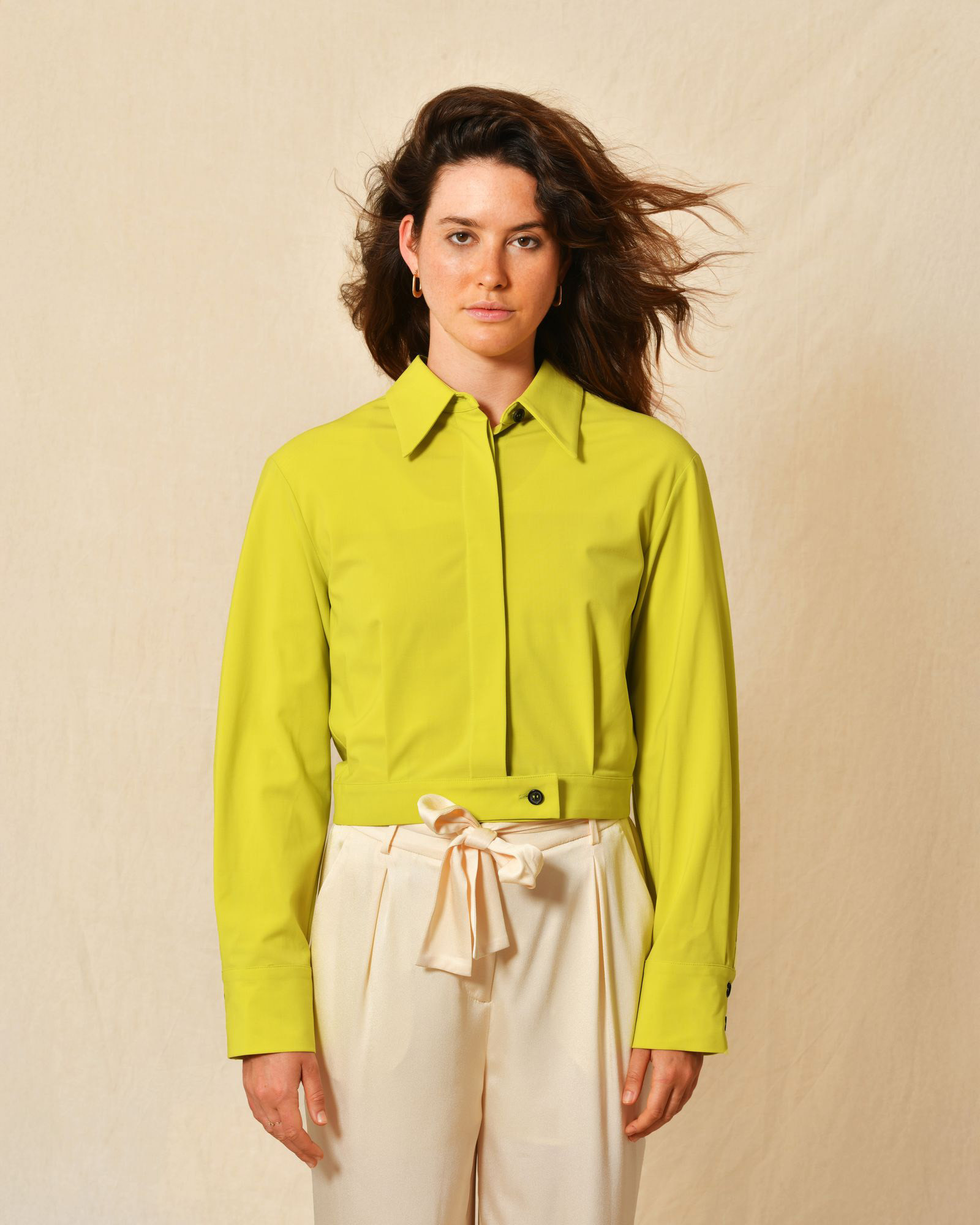 Veste aviateur verte Lorena Antoniazzi