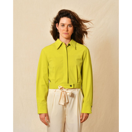 Veste aviateur verte Lorena Antoniazzi