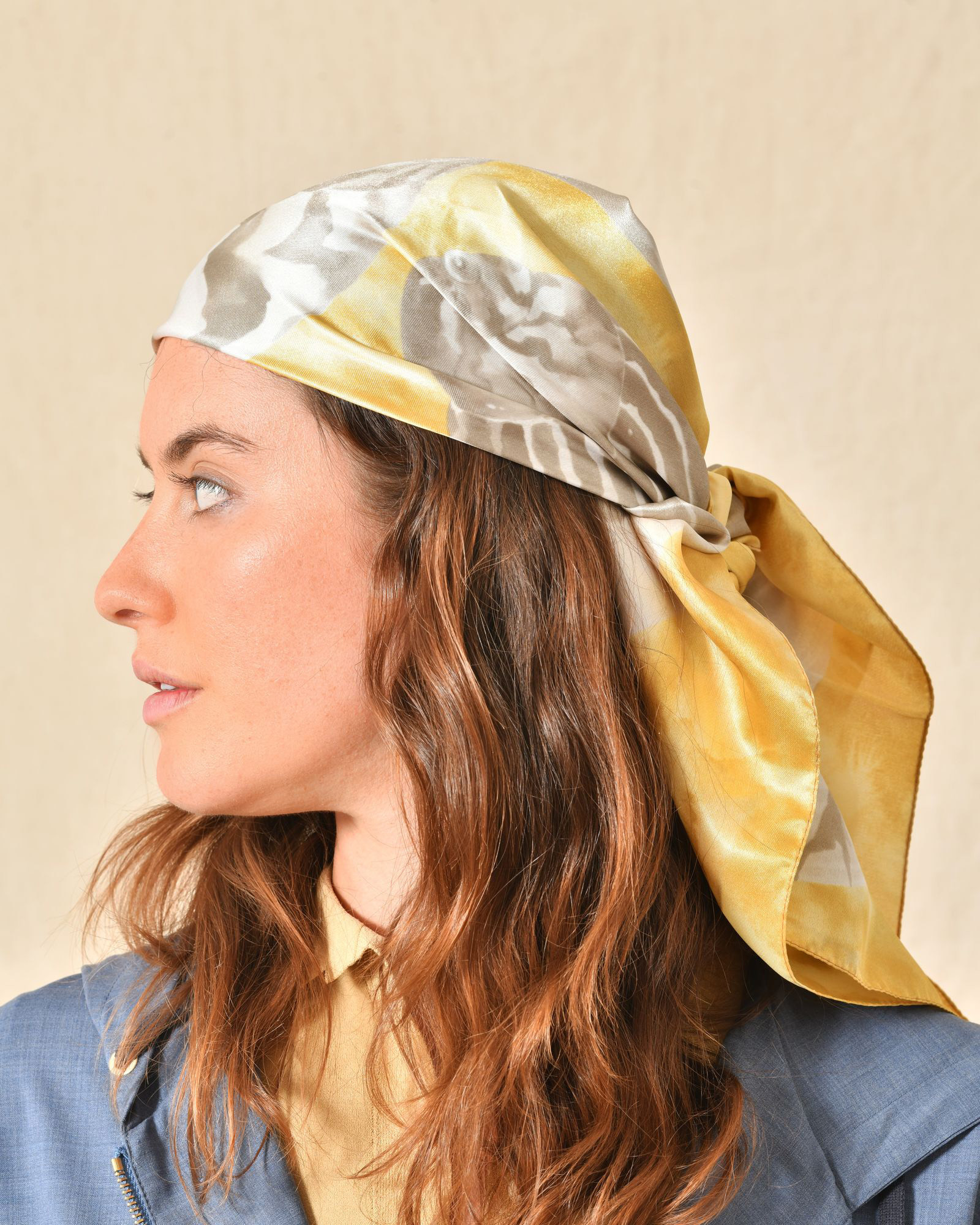 Foulard à imprimé graphique La Piscine