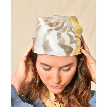 Foulard à imprimé graphique La Piscine