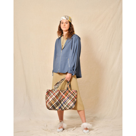 Foulard à imprimé graphique La Piscine